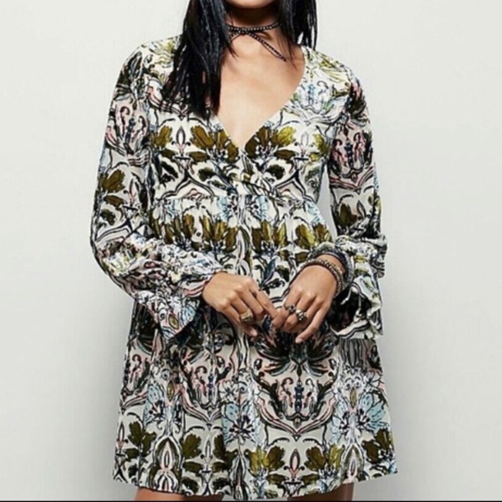 Free People velvet burnout dress.